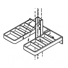MSA 506384, DYNA-GLIDE, FOOTREST, FOLDING
