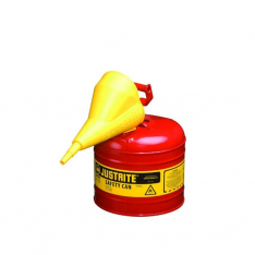 JUSTRITE 7120110, CAN, SAFETY W/FNL, T1, 2G RED