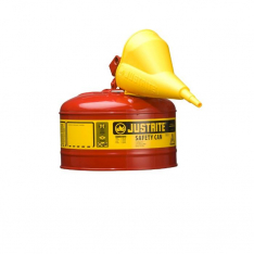 JUSTRITE 7125110, CAN, SAFETY W/FNL T1, 2.5G RED