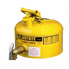 JUSTRITE 7225250, CAN, LAB W/08902 FCT, 2.5G YL