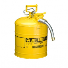 JUSTRITE 7250230, CAN, SFTY, 1" HOSE, T2, 5G YEL