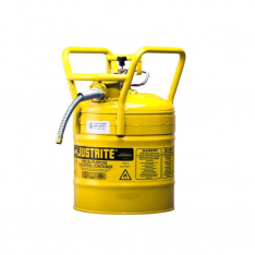 JUSTRITE 7350210, CAN, DOT, 5/8"HOSE, T2, 5G, YL