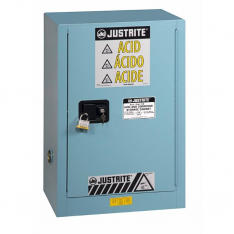 JUSTRITE 891202, CABINET, ACID CMP 12G, MAN BLU