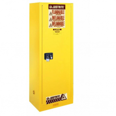 JUSTRITE 892200, CABINET, FLAM SLM 22G, MAN YEL