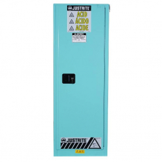 JUSTRITE 892202, CABINET, ACID SLM 22G, MAN BLU