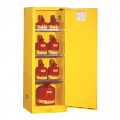 JUSTRITE 892220, CABINET, FLAM SLM 22G, SC YEL