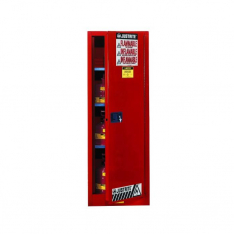 JUSTRITE 892221, CABINET, FLAM SLM 22G, SC RED