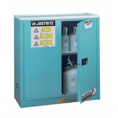 JUSTRITE 893002, CABINET, ACID SFTY 30G MAN BLU