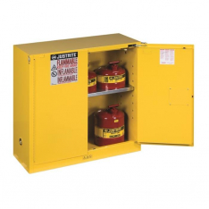 JUSTRITE 893020, CABINET, FLAM SFTY 30G, SC YEL