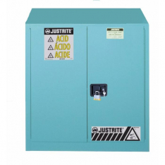 JUSTRITE 893302, CABINET, ACID 30G/35"H MAN BLU