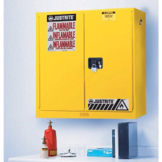 JUSTRITE 893400, CABINET, FLAM WLMT 20G MAN YEL
