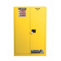 JUSTRITE 894510, CABINET, CMBS SFTY 60G MAN YEL