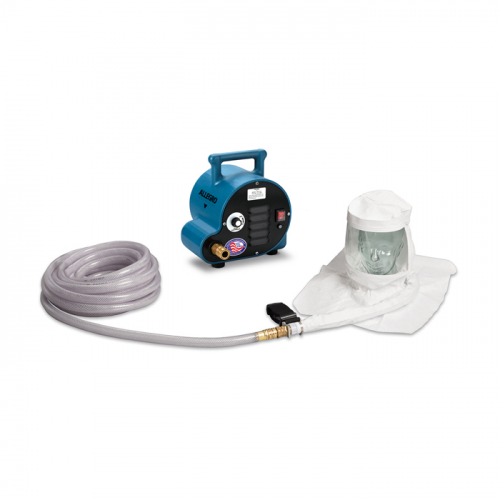 Allegro Industries 9221-01A, 1-Worker Single Bib Tyvek Hood Breathing Air Blower Respirator System w