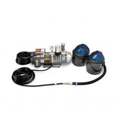 Allegro Industries 9247-02, Two-Worker Deluxe Shield System, 50' Airline Hose