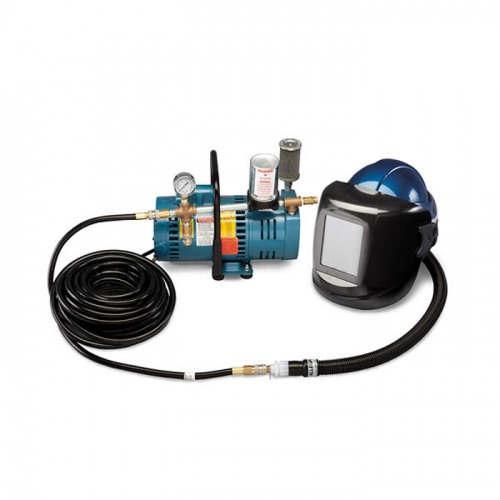 Allegro Industries 9249-01, One-Worker Deluxe Shield & Welding Helmet System, 50' Airline Hose & #10