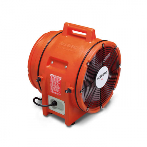 Allegro Industries 9548-E, 12" Blower w/ Canister, EX, 220V/50Hz