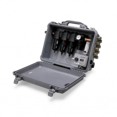 Allegro Industries 9878, Eight-Worker Carry-Air Filter Panel w/ AC/DC CO Monitor