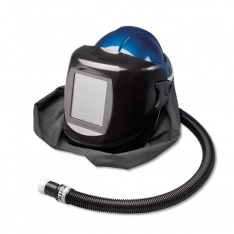 Allegro Industries 9904-DWB, Deluxe SAR Shield & Welding Helmet w/ Low Pressure Flow Adapter (OBAC F