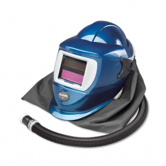 Allegro Industries 9904-DW, Deluxe SAR Shield & Welding Helmet w/ Low Pressure Flow Adapter (OBAC Fi
