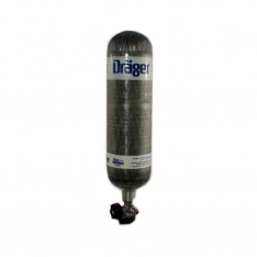 thumbnail interactive-video image 1 of USED Drager/Scott SCBA Air Tank Valve - 4500 PSI, MPN 805059-01 - USA Made 1 of 2