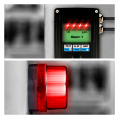 GfG 2811-000-004, EC28, Fixed Transmitter, Transmitters, Transmitter - no sensor - Display / Alarm /