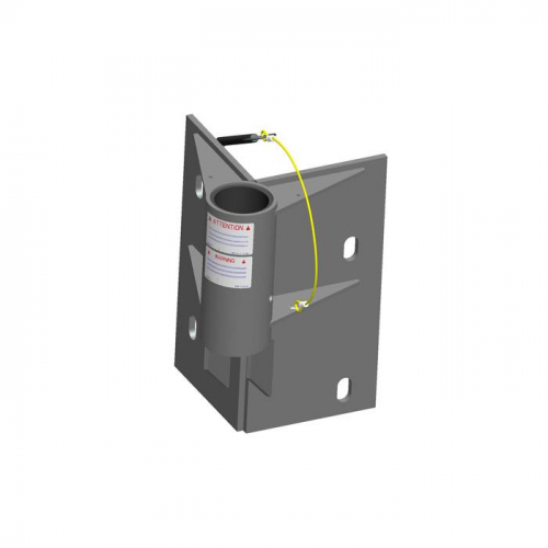 MSA IN-2132, Base, Exterior Corner Adapter, 3", Zinc, IX, XTIRPA