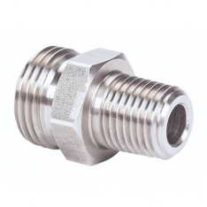 MSA 808358, ADAPTER, UNION, 1/4" NPT MALE X 3/4" HOSE MALE, SNAP-TITE, STAINLESS STEEL