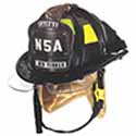 Shop MSA Cairns N5A New Yorker Leather Fire Helmet Now