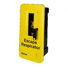 MSA 696192, CASE, ESCAPE RESPIRATOR, 1 UNIT, WALL - MOUNTED, ABS