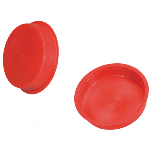 MSA 10081414, PLUG, CIRCULAR, L0W DENSITY POLYETHYLENE, RED