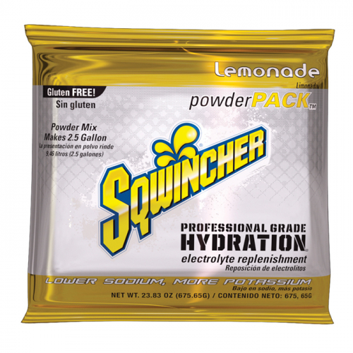 Sqwincher 159016040, 2.5 Gallon Powder Pack Lemonade, 159016040
