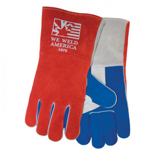 Tillman 1075, Premium Cowhide Split We Weld America? Stick Welders Gloves, 1075