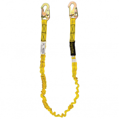 Pure Safety Group (PSG) 11200, 6' Internal Shock Lanyard w/ Steel Snap Hook, 11200