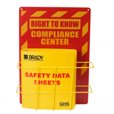 Brady 121370, 121370 Globally Harmonized System (GHS) 
Center, English