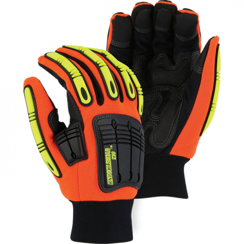 Majestic 21247HO-9, Knucklehead X10 Armor Skin Insulated Mechanics Gloves, 21247HO/9