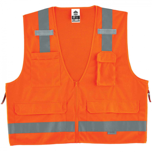 Ergodyne 21415, Ergodyne GloWear 8250Z Type R Class 2 Surveyors Vest, 21415