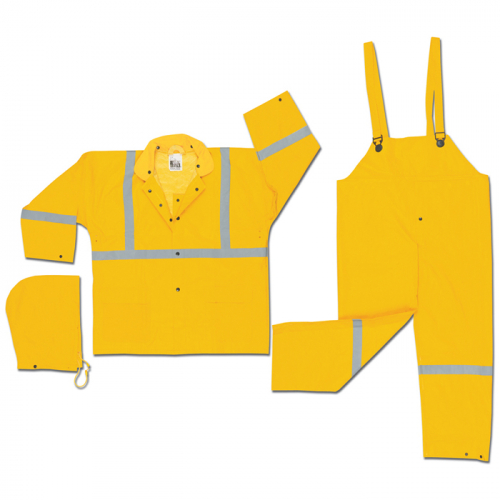 MCR Safety 2403R-2X, Classic Plus 3-Piece Reflective Suit, 2403R-2X