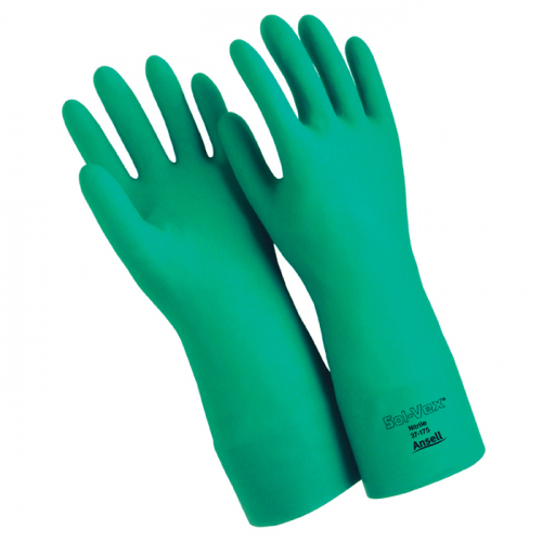 Ansell 37-155-10, Solvex Nitrile Immersion Gloves, 37-155-10