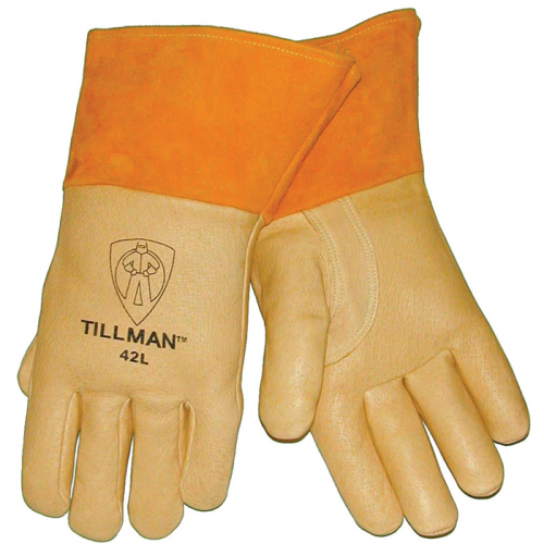 Tillman 42L, Pigskin MIG Welders Gloves, 42L