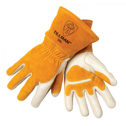 Tillman 50L, Reinforced Cowhide MIG Welders Gloves, 50L