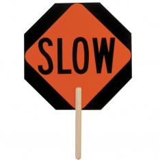 Kishigo 5950, STOP/SLOW  Non-Reflective Sign, 5950