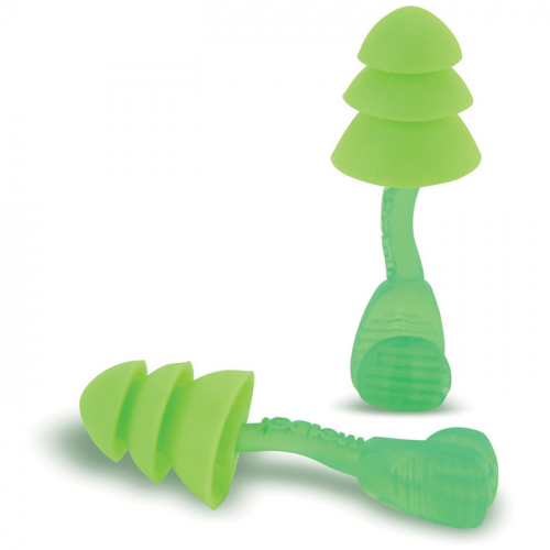 Moldex 6445, Glide Trio Reusable Earplugs, 6445