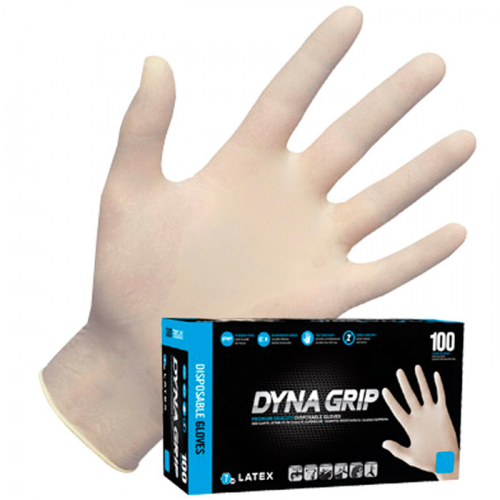 SAS Safety Corp. 650-1004, Dyna Grip Latex Gloves, 650-1004