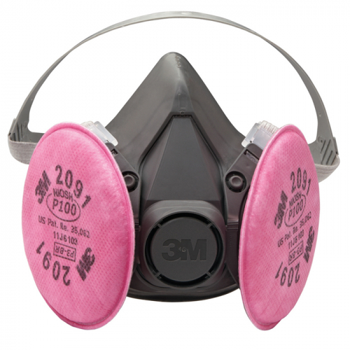 3M 6501, 3M Rugged Comfort Half Facepiece Respirators 6500 Series, 6501