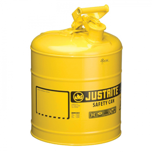 Justrite 11202Y, Type I Steel Safety Cans, 11202Y