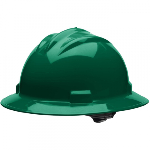 Bullard 71FGR, Bullard S71 Series Full Brim Hard Cap, Forest Green, 71FGR