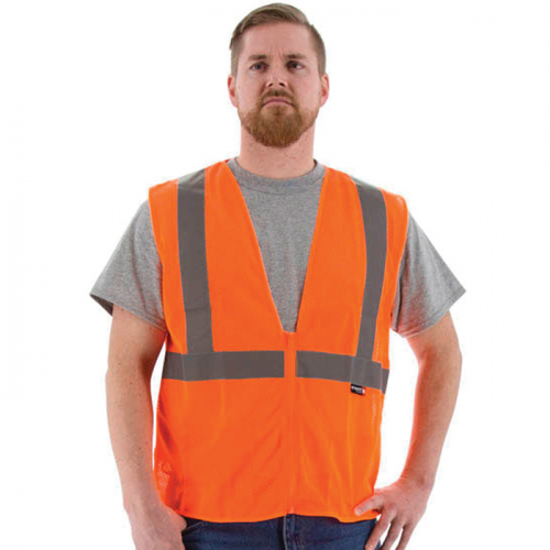 Majestic 75-3201-X1, HI-Viz Safety Vest, ANSI 2, Type R, 75-3201/X1 ...
