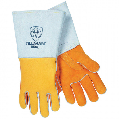 Tillman 850L, Premium Gold Elkskin Stick Welders Gloves, 850L