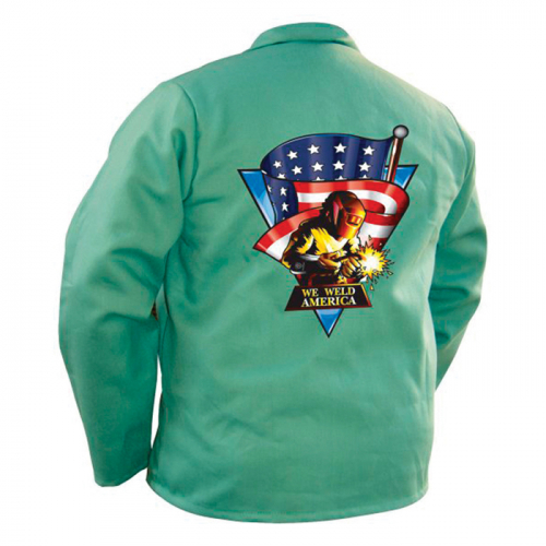 Tillman 90302X, We Weld America Screen Print Green Jacket, 90302X