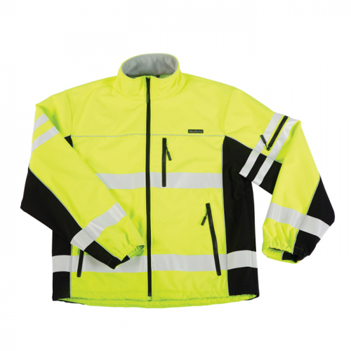 Kishigo JS137-5X, JS137 Soft Shell Jacket Premium Black Series, JS137-5X
